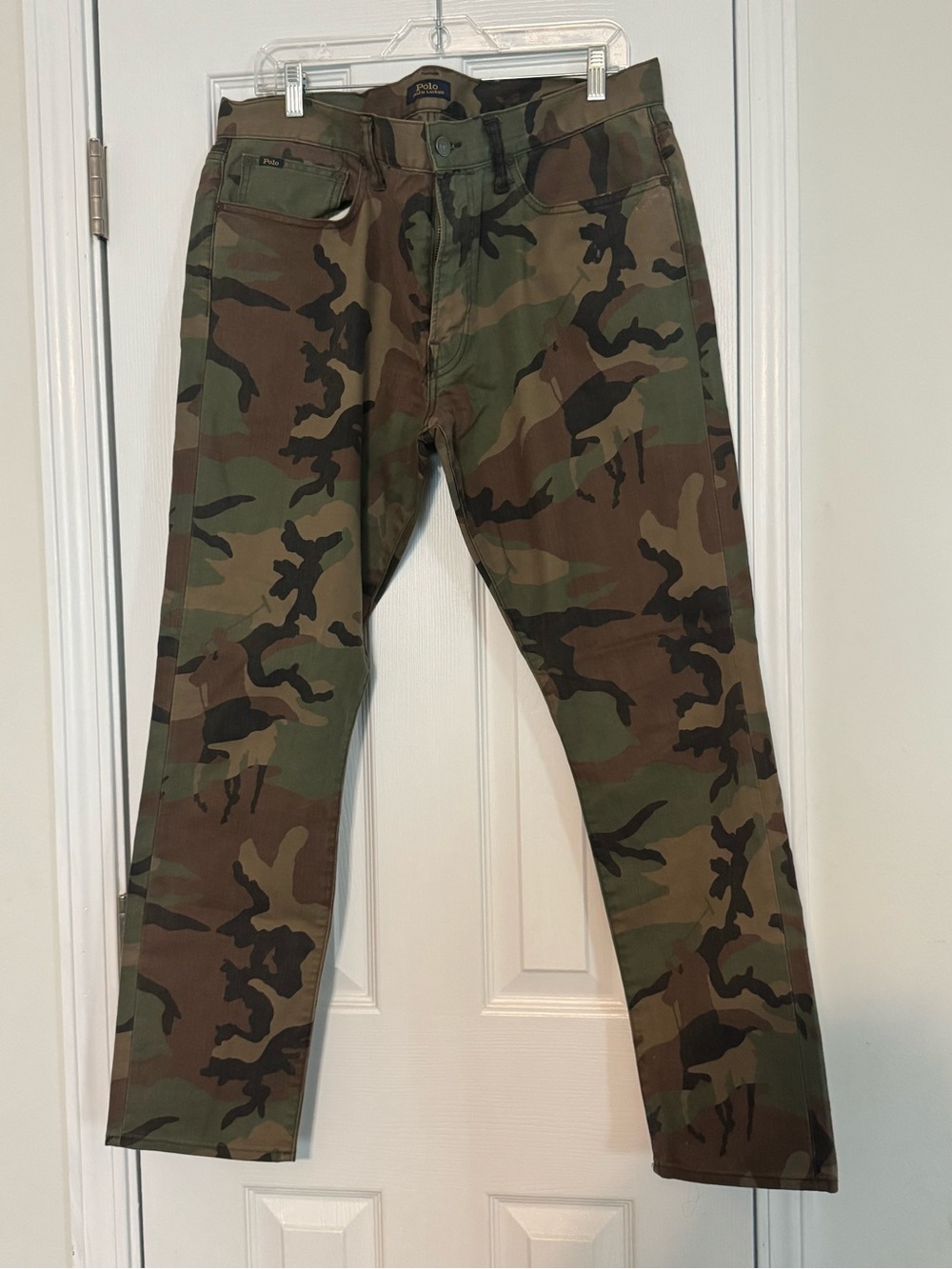 Polo Ralph Lauren Men's Sullivan Camouflage Slim Straight Jeans